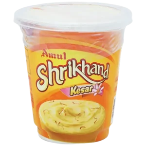 Amul Shrikhand Kesar (Saffron), 500 gm, (Frozen)