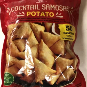 Deep Cocktail Potato Samosa, 50 Pieces, 425 g, (Frozen)