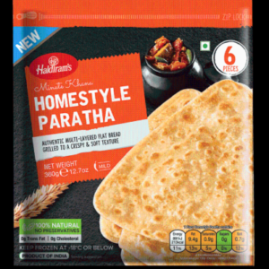 Haldiram's Home Style Paratha, 6 Pieces, 360 g, (Frozen)