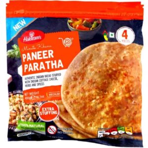 Haldiram's Paneer Onion Paratha, 4 Pieces, 400 g, (Frozen)