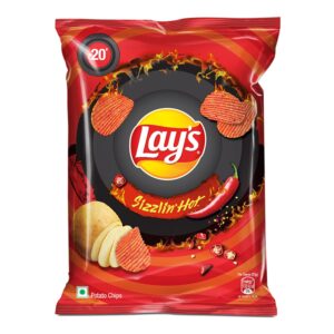 Lay's Sizzlin Hot Potato Chips, 52 g